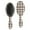 Green and Red, variant on Gray Christmas Snowflake Pattern Hair Brush,Girls Detangling Hair Brush,Glide Through Tangles with Ease for Wet & Dry Hair,8.8"X2.8"