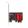 thumbnail image 1 of PCIe  Adapter, Durable Material PCIe  Card RJ45 Port  For Office, 1 of 8