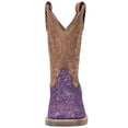 thumbnail image 4 of Smoky Mountain Western Boots Girls Ariel Leather Pull On Purple 3164Y, 4 of 6