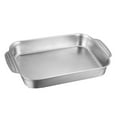 thumbnail image 4 of POINTERTECK Rectangular Grilled Tray Home Cooking Dish Double Ears Design Bakeware Pan, 4 of 6