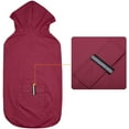 thumbnail image 4 of Imperméable pour Chien avec Capuche et Trou pour Col, Rayures Réfléchissantes Sûres, Ultra-Léger et Respirant, Veste de Pluie 100% Imperméable pour Chiens de Taille Moyenne-3TG Rouge, 4 of 6