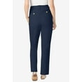 thumbnail image 2 of Woman Within Plus Size Adjustable Waist Straight-Leg Chino, 2 of 5