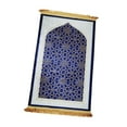 thumbnail image 4 of Lipstore Muslim Prayer Rug Multifunction Soft Prayer Mat for Bedroom Travel Men Women B, 4 of 8