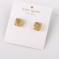 thumbnail image 3 of Pendientes pequeños con lentejuelas de colores y cristales de resina cuadrados shaofei, 3 of 3