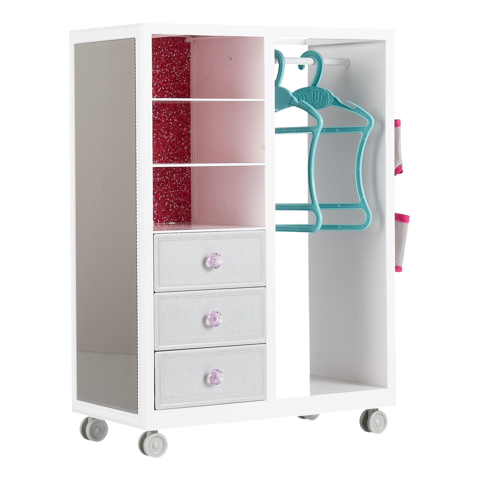 My Life As Plastic Wardrobe Armoire for 18 inch Dolls - New