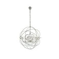 thumbnail image 2 of Elegant Lighting Geneva 32" 6 Light Royal Crystal Pendant Lamp, 2 of 7