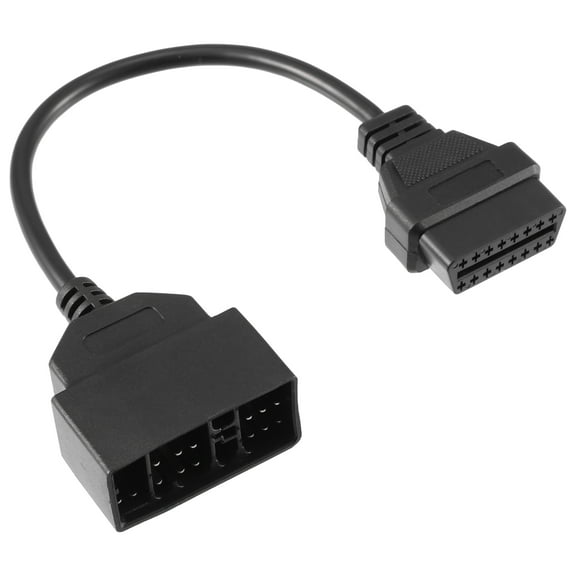 OBD1 22-Pin to OBD2 16-Pin Diagnostic Tool Adapter Connector Cable Replaces for Toyota