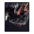 thumbnail image 2 of CADecor Art Blanket Fleece Throw Blanket for Sofa or Bed 58x80 inches, 2 of 3