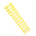 thumbnail image 1 of Vogacara 24 piezas de uñas postizas de ataúd resistentes a los arañazos de bailarina corta coloridas uñas acrílicas artificiales de color sólido DIY Juegos de manicura 32amarillo, 1 of 4