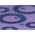 thumbnail image 1 of Ahgly Company Indoor Rectangle Patterned Purple Mimosa Purple Area Rugs, 3' x 5', 1 of 6