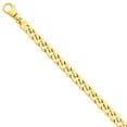 thumbnail image 1 of 14k 9.4mm Polished Fancy Link Bracelet, 1 of 2
