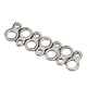 thumbnail image 3 of 60 Piezas de Acero Inoxidable Nikou Anillos de Jigging Forma de 8 Accesorios de Pesca, 3 of 8