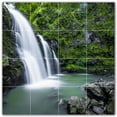 thumbnail image 1 of Picture-Tiles.com: Waterfalls Ceramic Tile Wall Mural WAL501102-44XL. 48"W x 48"H using (16) 12" x 12" Ceramic Tiles-Satin Finish, 1 of 3