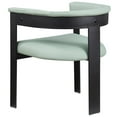 thumbnail image 5 of Meridian Furniture Romeo Mint Green Vegan Leather Dining Chair (Set of 2), 5 of 8