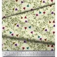 thumbnail image 3 of Soimoi Cotton Duck Fabric Leaves & Floral Artistic Decor Fabric Printed Yard 42 Inch Wide, 3 of 3