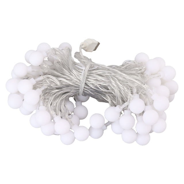 Guirnalda de luces, luces ambientales cálidas, guirnaldas de luces LED, decoración para tienda de campaña al aire libre, dosel, bola de 1,8 cm de diámetro