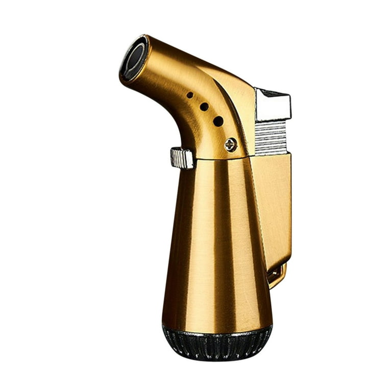 5 Jet Torch Gun Lighter Adjustable Flame Windproof Butane Refillable Blow  Torch