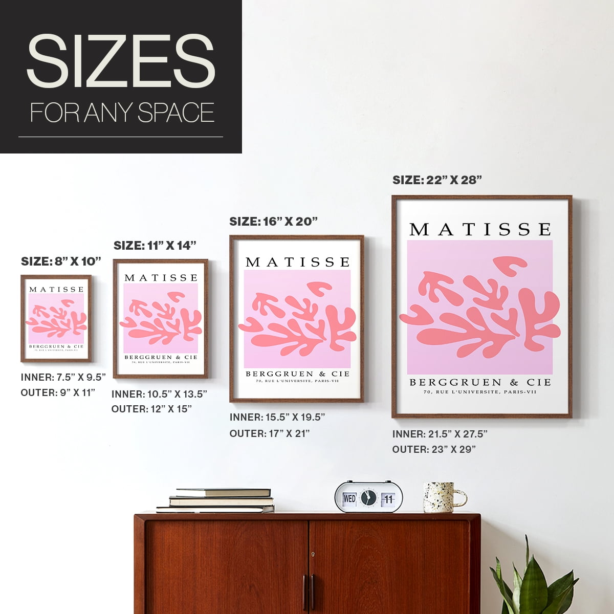 Matisse LXXXI Framed Print - Solid Wood