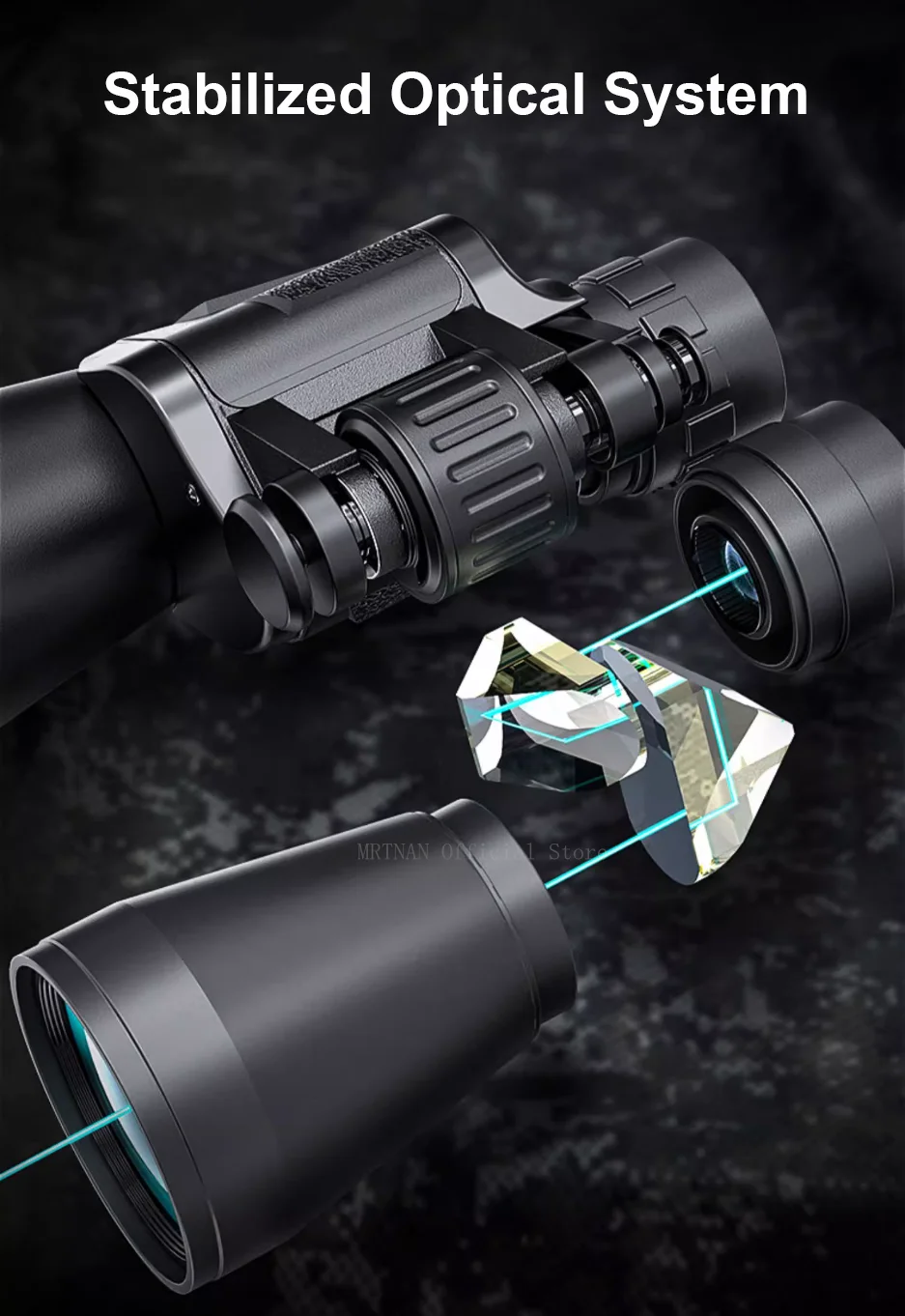 Powerful Telescope 20X50 Professional Binoculars Low Light Outdoor Long Range Waterproof Military Hunting Camping Equipment