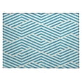 thumbnail image 2 of Addison Rugs Chantille Indoor/Outdoor Transitional Geometric Teal Washable Rectangle Rug, 1'8" x 2'6", 2 of 6