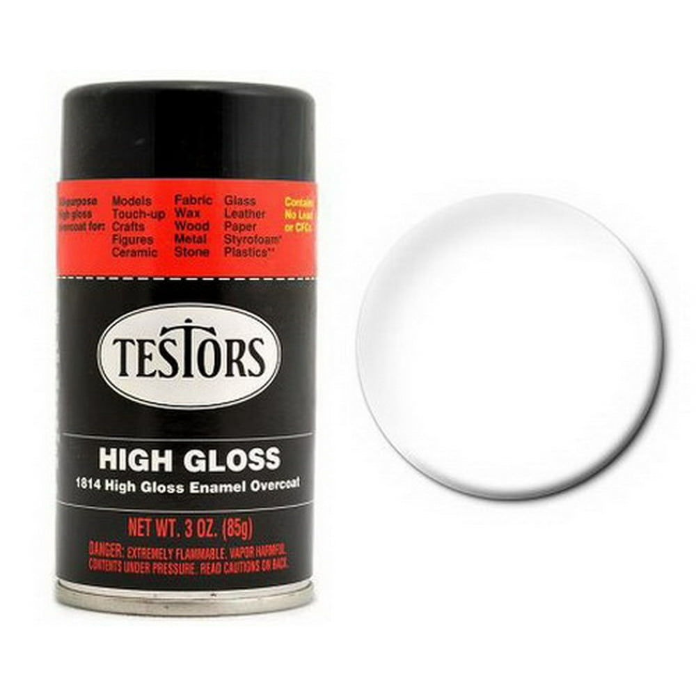 Testors 1814 Spray 3oz Clear Coat