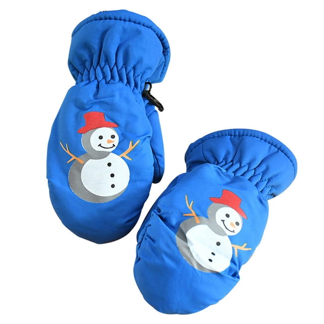Manoplas Para Niños, Guantes Impermeables De Invierno A Prueba De Viento, Guantes De Esquí Cálidos Con Forro Polar Grueso, Regalos Para Niños Y Niñas Cateissary AP008121-01