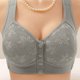 thumbnail image 4 of Karight 3 Pack Bras for Older Women Front Closure No Underwire Push up Bralettes Soft Floral Print Sleep Everyday Bra, 4 of 4