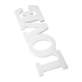 thumbnail image 5 of M Buder Wood Love Sign White One Piece Design Exquisite Beautiful Wooden Letters Decoration Ornament for Wedding Party 18.9 inches / 48 cm Freestanding Tabletop Home Decor Plaque, 5 of 9