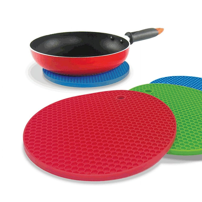 Premium Silicone Pot Holder for PotsPans Multipurpose Trivets Hot Pad, Spoon Rest, Coaster and More 2 Pads Featuring Heat Resistant Core Tech UpGood