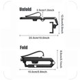 thumbnail image 2 of CHAO Soporte para teléfono de coche para visera solar, soporte ajustable para coche, clip para coche compatible con todos los teléfonos inteligentes - Gris, 2 of 4