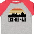thumbnail image 4 of Inktastic Detroit Michigan Skyline Retro Boys or Girls Toddler T-Shirt, 4 of 5