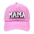 thumbnail image 2 of LiuXxxx Fashionable English Letter Embroidered Solid Color Baseball Cap Outdoor Sunshade Visor Headwear for Adults Pink, 2 of 3