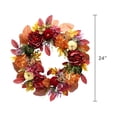 thumbnail image 6 of Peonies and Hydrangeas Wreath, Multicolor, 24", Fall by Way To Celebrate, 6 of 6