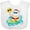 AA-White, variant on Inktastic Surfing Santa Boys or Girls Baby Bib