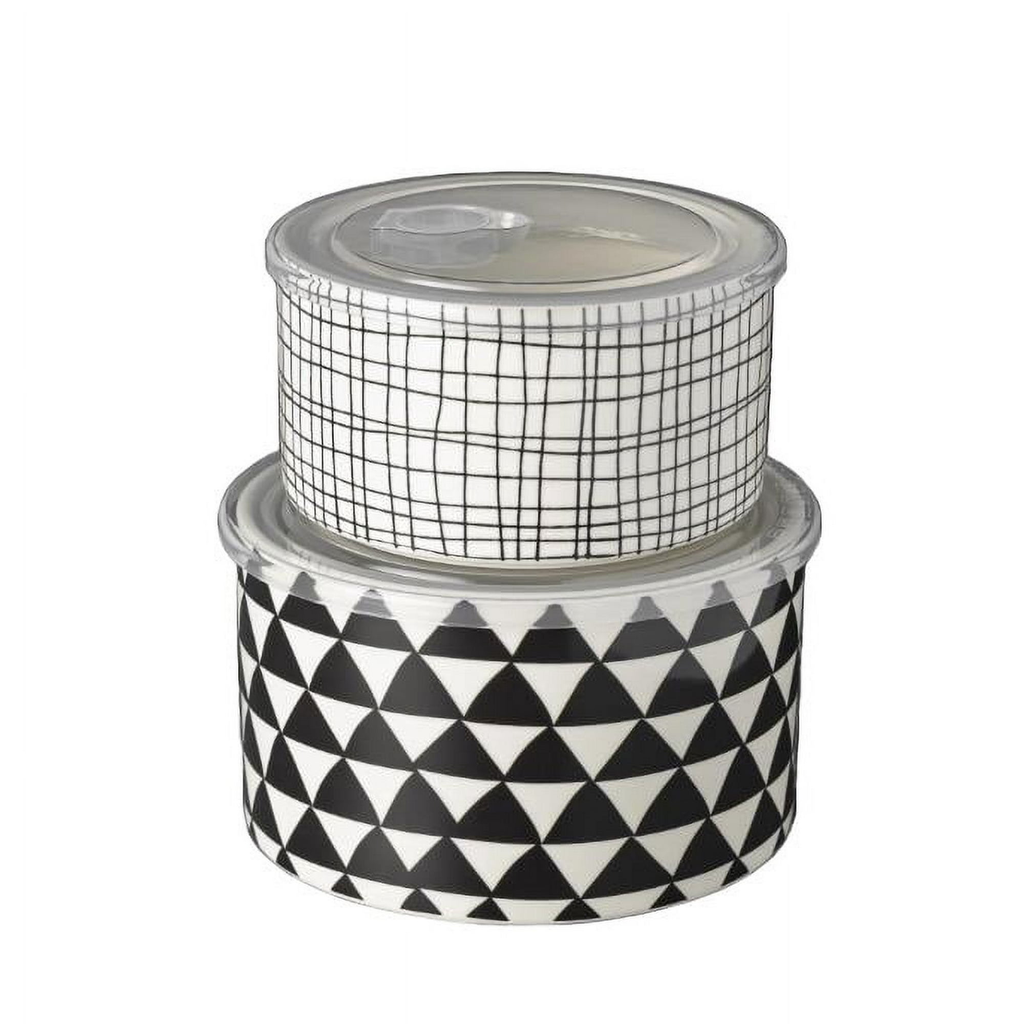 Thyme & Table 4-Piece Ceramic Baking Dish & Lid Set, Medallion