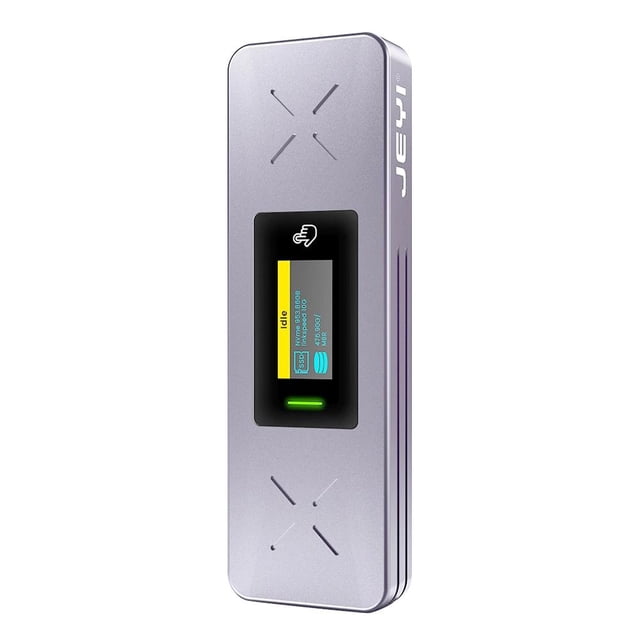 Caja de disco duro externo M.2 NVMe/SATA con pantalla OLED para tabletas Tmvgtek Para estrenar