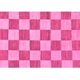 thumbnail image 1 of Ahgly Company Indoor Rectangle Checkered Pink Modern Area Rugs, 5' x 8', 1 of 4