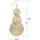 thumbnail image 3 of JM Pendientes colgantes de oro de 14 quilates, colgante grande a la moda para mujJM, estilo bohemio, vintage JM, 3 of 5