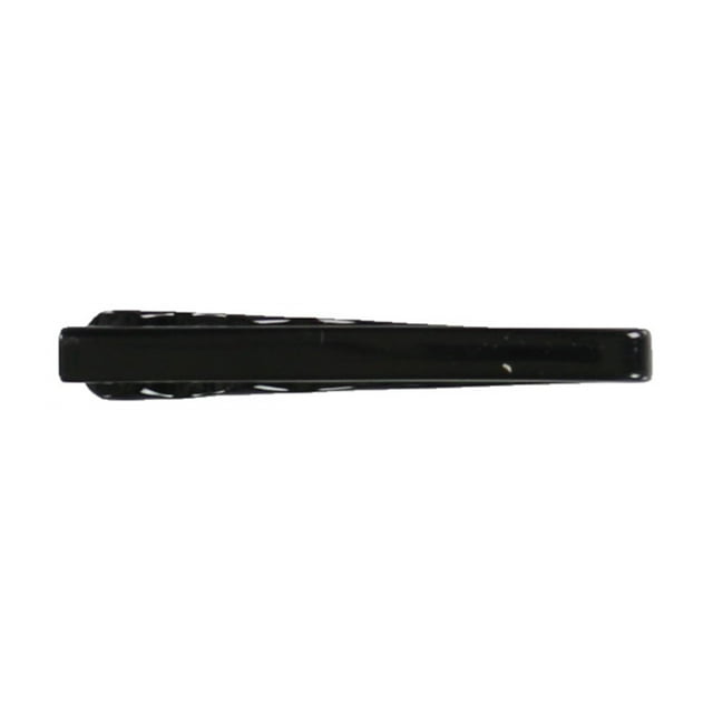 Ryan Seacrest Clip de barra de corbata simple para hombre, negro, talla única