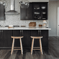 thumbnail image 4 of Maven Lane 26" Luna Counter Stool with Light Oak Wood Finish - Artisan Crafted Backless Counter Height Stool with Oval Seat for Unmatched Comfort - Adds Warmth & Style to Your Kitchen, Dining Area, 4 of 12