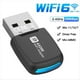 thumbnail image 2 of Tarjeta de Red USB WIFI 6 de 286 Mbps, Adaptador USB 802.11ax de 2,4 GHz, Controlador de Adaptador de LAN WiFi Gratuito para PC y Portátil, 2 of 5