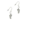 thumbnail image 2 of Silvertone Foot Heart French Earrings, 2 of 4