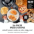 thumbnail image 3 of Horno para Pizza PIEZANO XL con Corteza Crujiente de Piedra de Granito, Horno Eléctrico para Pizza de 14 Pulgadas, Máquina para Encimera de Interior con Calor de Piedra de Cerámica de hasta 800 F para, 3 of 5