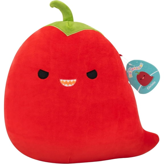 Squishmallows Original 12in Christo The Red Chili Pepper – Official Jazwares Plush (Medium-Sized)