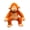 A, variant on Emdiqzs Plush Home Decor Monkey Figurine Living Room Accent for Home Styling - Brown, Orange