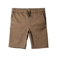 thumbnail image 4 of Ma Croix Men's Flat Front Summer Casual Twill Classic Slim Fit Cotton Shorts, 4 of 6