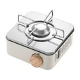 thumbnail image 2 of Ettsollp Outdoor Camping Stove Stainless Steel Gas Valve Propane Burner Stove Portable Butane Stove for Camping BBQ Picnics Hiking Backpacking Home Outdoor Cooking Equipment, 2 of 7