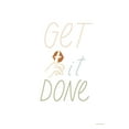 thumbnail image 2 of Nieman, Rachel 15x18 Gold Ornate Wood Framed with Double Matting Museum Art Print Titled - Get It Done, 2 of 4