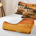 thumbnail image 4 of Catabedysis Vintage Camper Quilt King,Country Farmhouse Style King Coverlet Set For Boys,Multicolor,3 Pieces, 4 of 7
