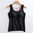 thumbnail image 1 of RXIRUCGD Women Fashion Solid Round-Neck Chest Cushion Heating Warm Top( Noir, Taille:L, 1 of 3